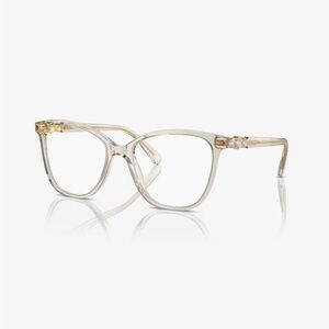 Swarovski SK2020 square-shaped clear frame eyeglasses